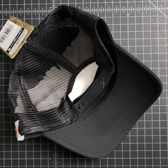 CARHARTT TRUCKER HAT - BLACK - Picture 7 of 7